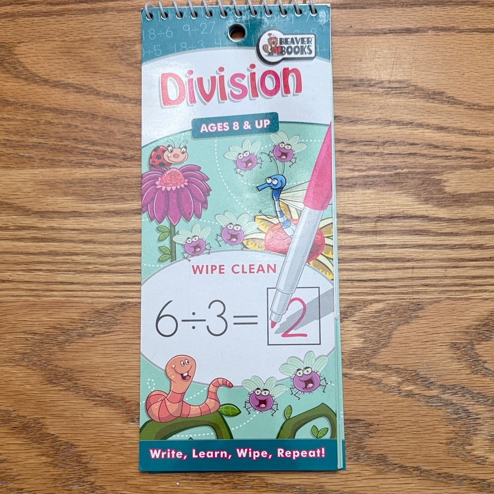 Math Learning Wipe Clean Book Set - Add, Subtract, Multiply & Divide - Picture 11 of 13